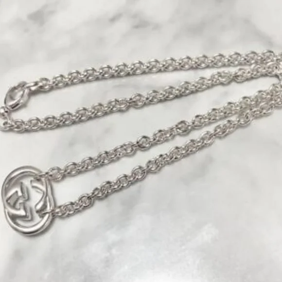GORGEOUS 😍 ITALIAN LUXURY GUCCI NECKLACE ✨️ - Picture 6 of 9